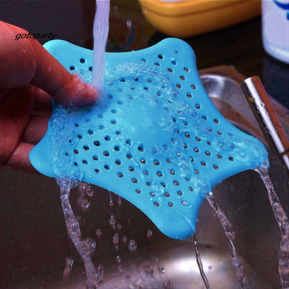 GOTO Five-Pointed Star Kitchen Shower Anti-Clogging Floor Drain Filter Sink Strainer