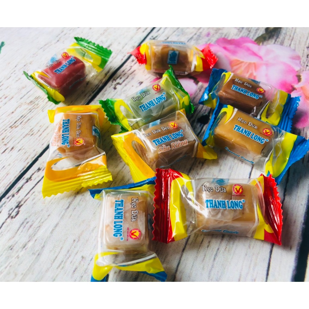 500g kẹo dừa Bến Tre mix đủ vị