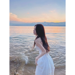 [Vui lòng nhắn tin shop trước khi đặt đơn]ĐẦM HỞ LƯNG SANYA 4666