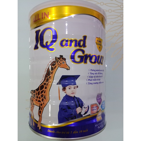 Sữa tăng trưởng chiều cao All in sure IQ ( dành cho trẻ từ 1-10 tuổi)