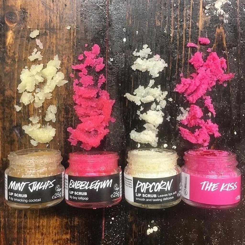 Tẩy da chết môi Lush - Bubblegum, Mint Julips, Popcorn, Honey, Chocolate (lip scrub) | BigBuy360 - bigbuy360.vn