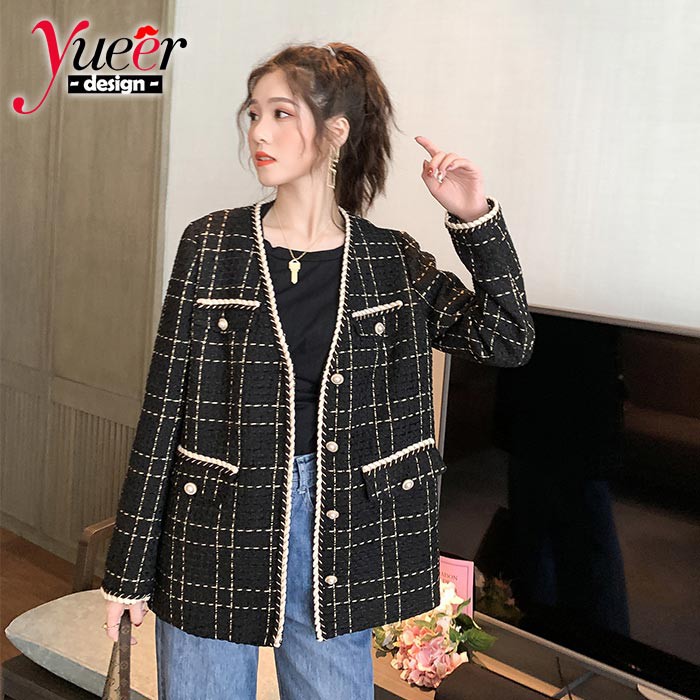 Áo Khoác Cổ Chữ V Phong Cách Retro Pháp Cho Nữ | BigBuy360 - bigbuy360.vn