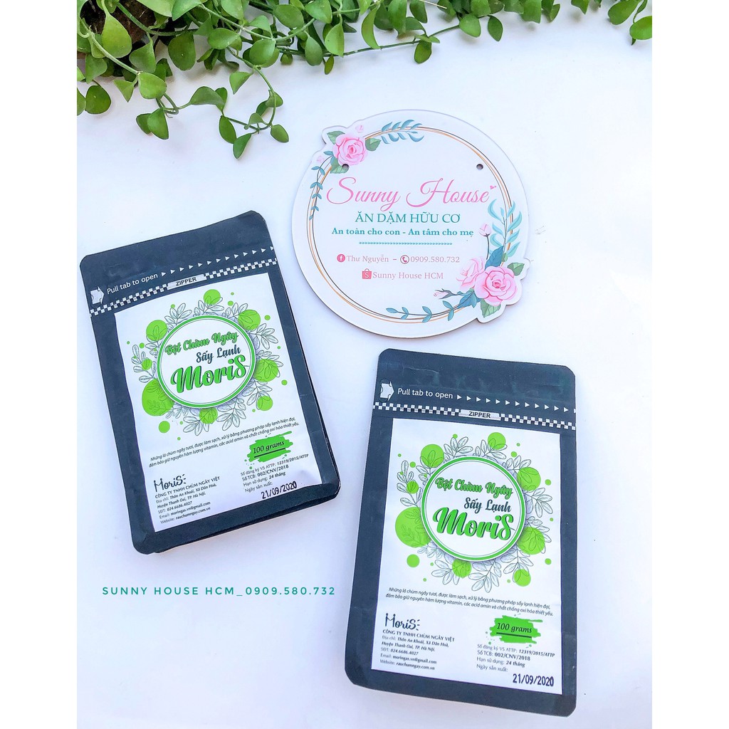Bột Chùm Ngây Sấy Lạnh Moris 100g (Date 2026)
