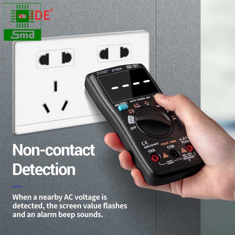 Đồng Hồ Đo Vạn Năng ZOYI ZT102A Đo Điện Áp Dòng Điện AC VC Màn Hình LCD Rõ Nét Chính Hãng