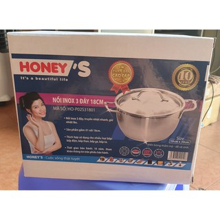 Nồi inox Honey’s HO-P02S2401 - 3 đáy