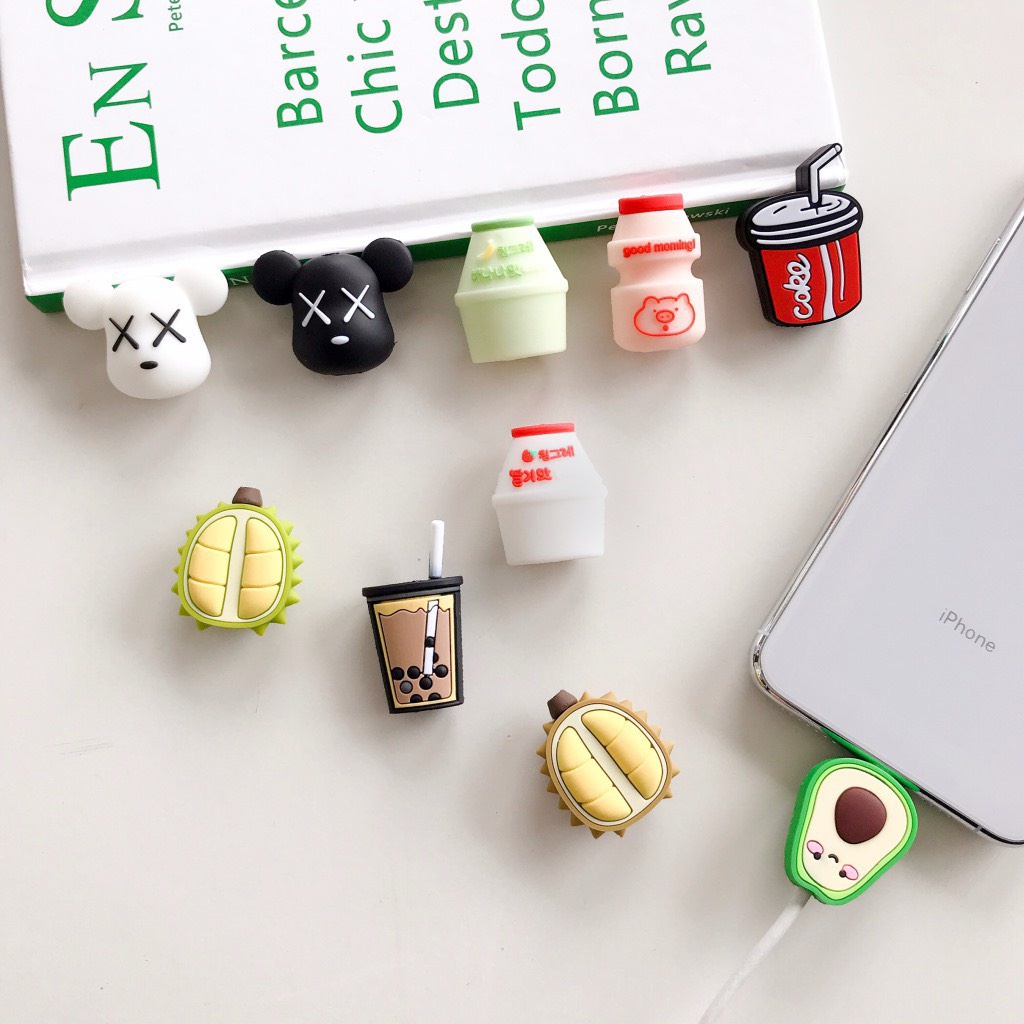 Thú cắn cáp bảo vệ sạc nhiều mẫu dễ thương cho bạn