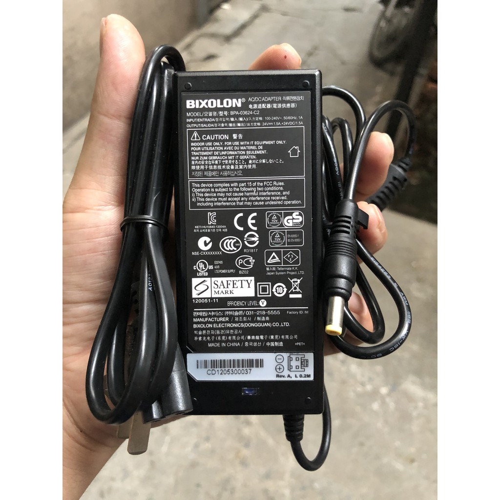 Adapter máy scanjet hp 24v 1500ma