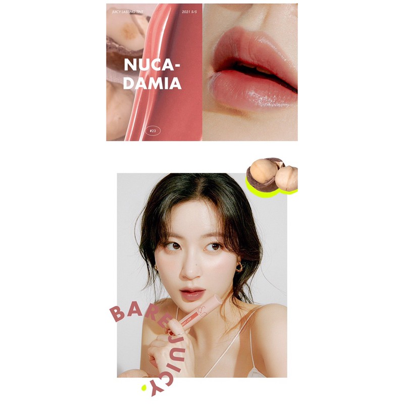 [Bare Juicy Lasting 2021] Son Tint Lì, Lên Màu Chuẩn, Cho Đôi Môi Căng Mọng Romand Juicy Lasting Tint 5.5g | BigBuy360 - bigbuy360.vn