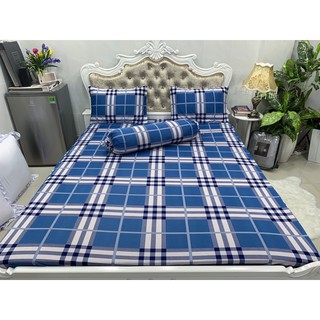 Bộ Drap Thun Hàn Quốc mát lạnh 4 món (Inbox nhiều mẫu lựa chọn)