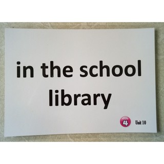 Flashcard Lớp 4 của Bộ GD in 2 mặt
