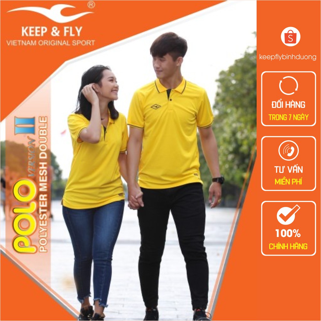 ÁO POLO CỔ BẺ THỂ THAO CLASSIC 2 KEEP & FLY