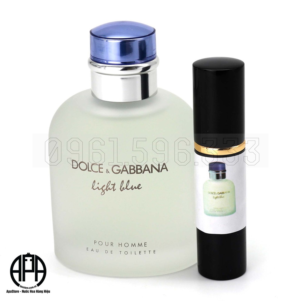 Nước Hoa Nam Dolce & Gabbana Light Blue Eau Intense Pour Homme Chai 10ml | Thế Giới Skin Care