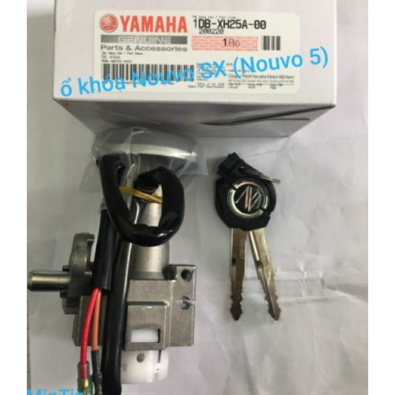 bộ ổ khóa xe ga Nouvo 5 Sx zin yamaha chính hãng