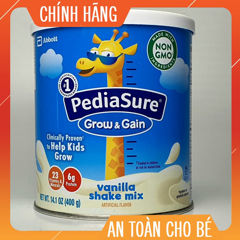 [Sữa Air Mỹ]An Toàn Cho Bé] Sữa bột Pediasure grow & gain nội địa Mỹ(400g) - TonyHangUSA