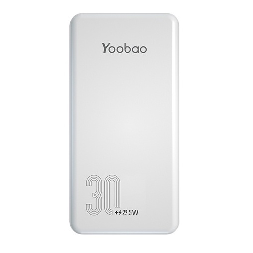 Pin Sạc Dự Phòng Yoobao D30Q Dung Lượng khủng 30000mAh, Sạc Nhanh 22.5W Phù Hợp Với Máy Tính Bảng, Điện Thoại