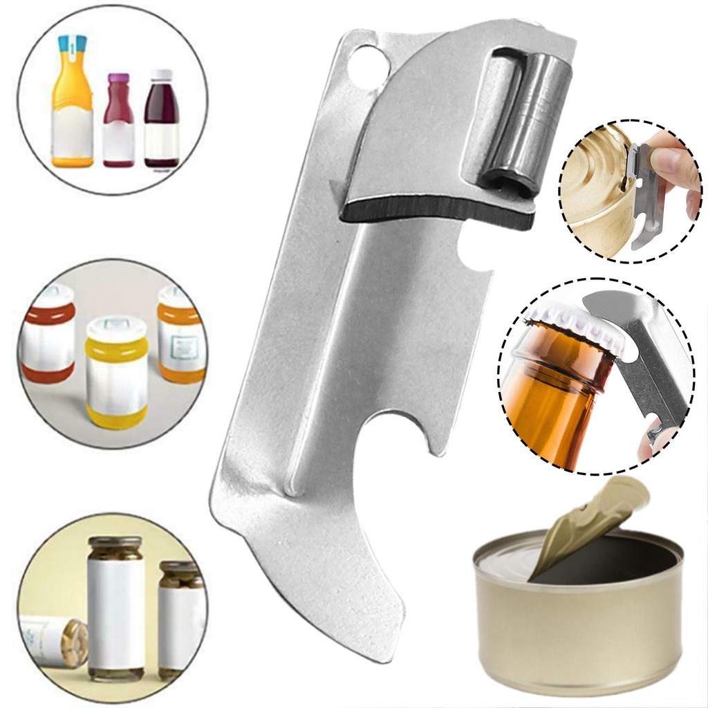 Dụng Cụ Mở Nắp Chai Mini Đa Năng Chất Liệu Inox O1D5