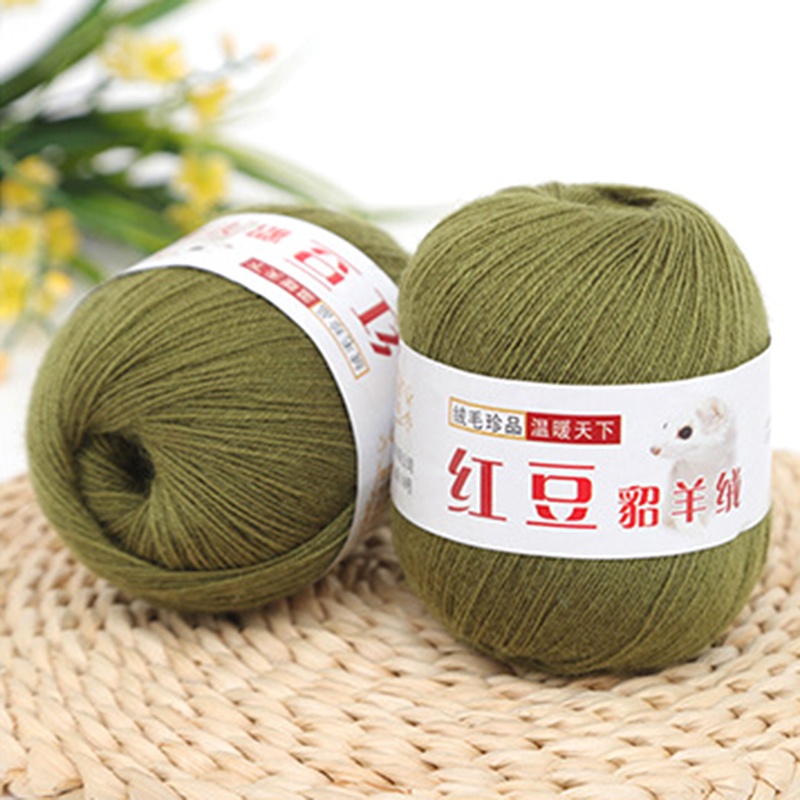 Blala Cuộn Len Đan Sợi cashmere Mỏng Nhiều Màu Tự Nhiên