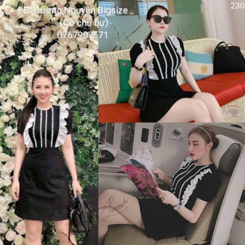 55-85kg Bigsize ĐẦM TIỂU THƯ CHẠY VIỀN THIẾT KẾ GIÁ RẺ