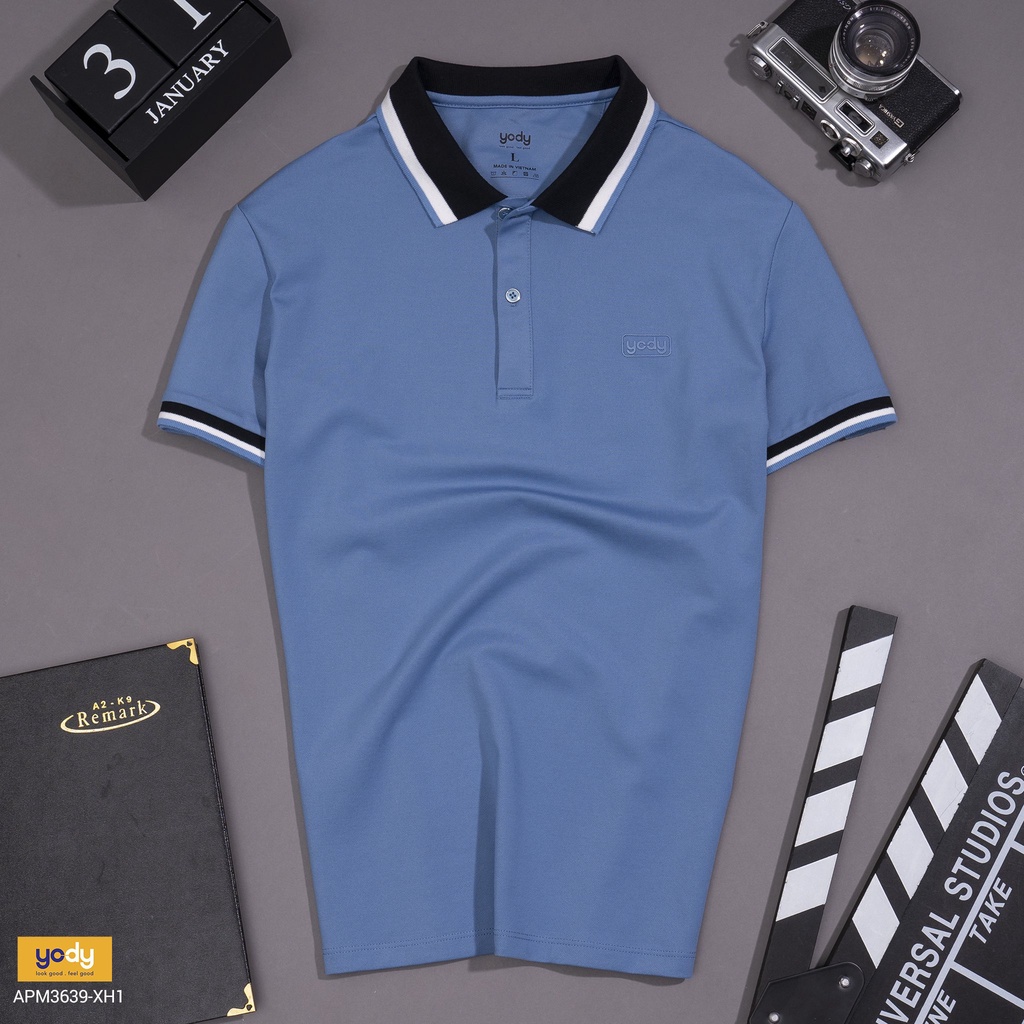 Áo Thun Polo Nam Mắt Chim YODY Áo Phông Nam Có Cổ Trẻ Trung, Năng Động - APM3639 | BigBuy360 - bigbuy360.vn