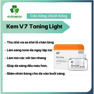 Kem V7 dưỡng trắng và tái tạo da Toning Light Dr.Jart+ giúp hết thâm nám và mụn . | BigBuy360 - bigbuy360.vn