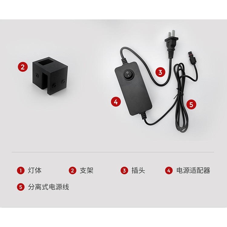 Đèn led thủy sinh TCFM - Đèn chuyên dụng cho bể nano - bể cá, hồ thủy sinh - Phụ kiện cá cảnh  -shopleo