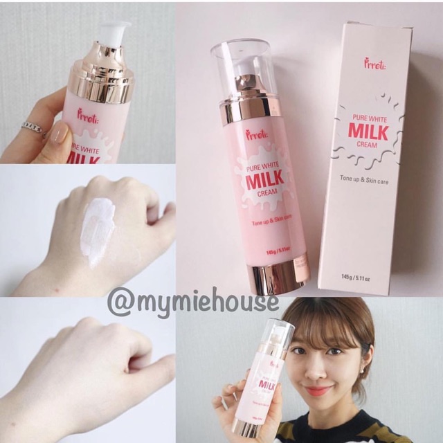 KEM DƯỠNG TRẮNG DA NÂNG TONE PURE WHITE MILK CREAM PRRETI  SALE 70%