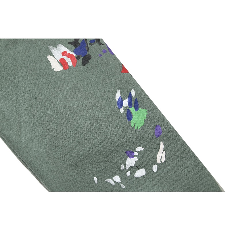 Gallery Áo Hoodie Lông Cừu Họa Tiết graffiti Vẽ Tay Phong Cách Đường Phố Mỹ