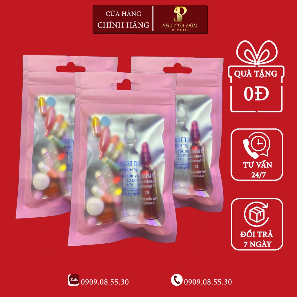 Set Vitamin Cấy Trắng - Cấy Trắng Vĩnh Viễn Thành Phần Tự Nhiên