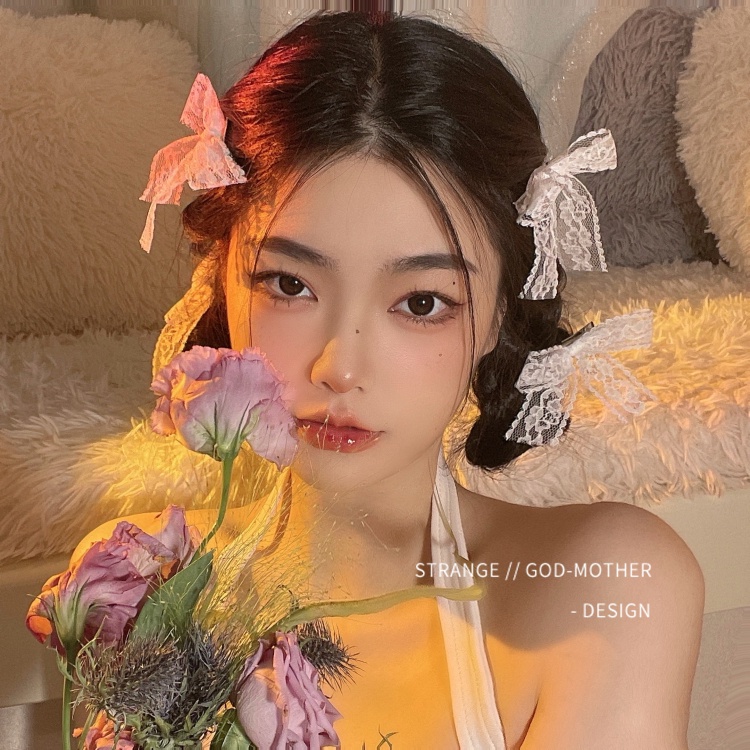 Kẹp Nơ Ren Tiểu Thư ❤️ Cài Tóc Công Chúa | Yong by Yong