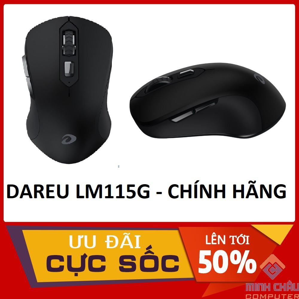 Chuột máy tính DARE-U LM115G Multi-color (Black)