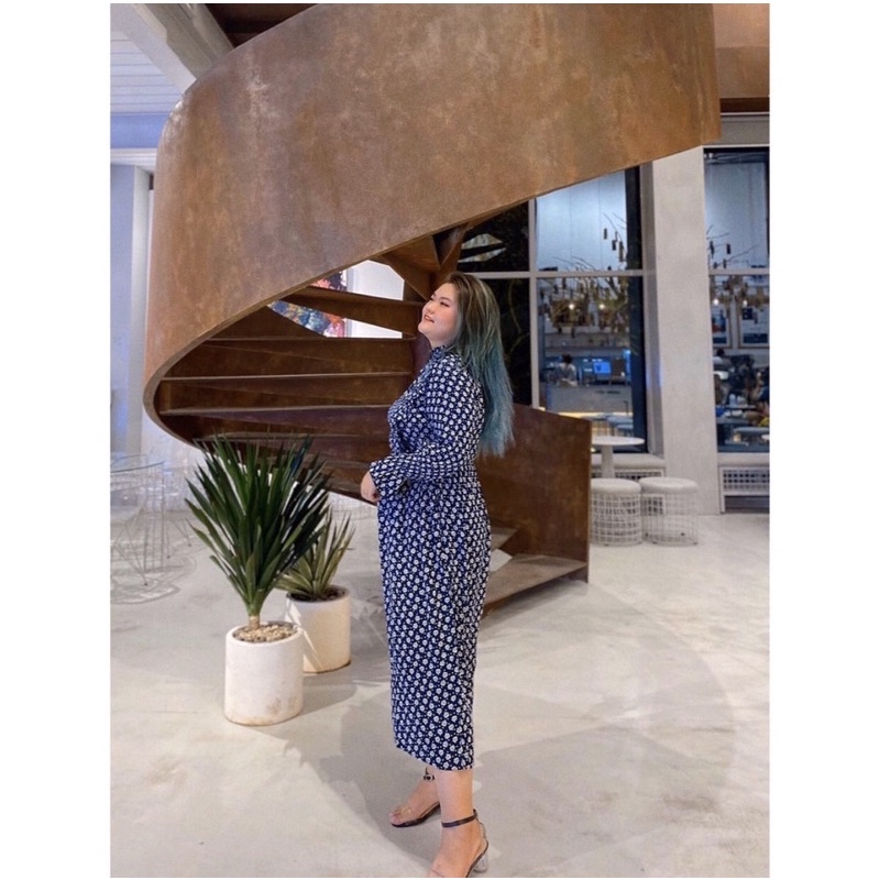 Đầm dài tay dài cổ lọ thanh lịch kín đáo DOKESI  - Grace Dress