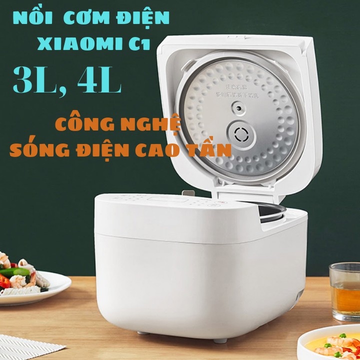 Nồi cơm điện đa năng Xiaomi Mijia C1 loại 3l , 4l, bảo hành 12 tháng