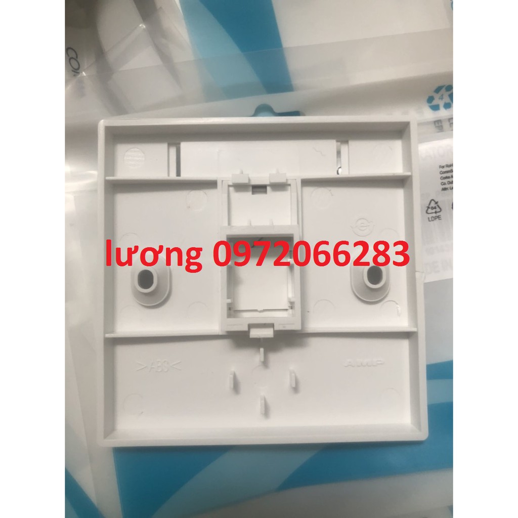 Mặt 1 Port Wallplate AMP Face Plate 1859049-1 mặt nạ vuông