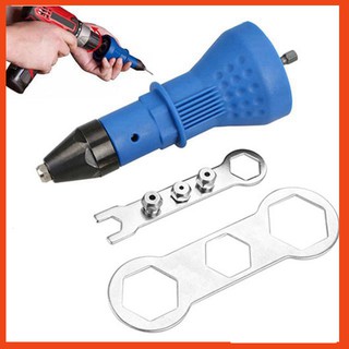 Đầu rút đinh tán gắn máy khoan bắn rive