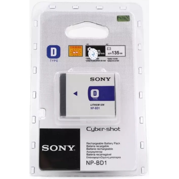 Pin máy ảnh Sony NP-BD1 - Hàng nhập khẩu