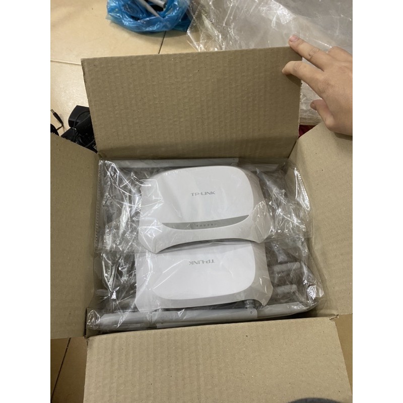 [Mã ELFLASH5 giảm 20K đơn 50K] (Bán sỉ 85K) Bộ phát Wifi TPLink 2 râu, loại trắng đẹp, đã qua sử dụng