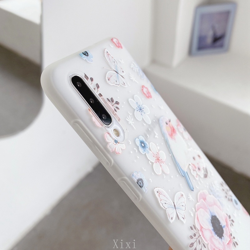 Emboss Flower Casing Samsung Galaxy Note 20 Ultra Note 10 Lite 9 8 Phone Case Soft TPU Back Cover | BigBuy360 - bigbuy360.vn