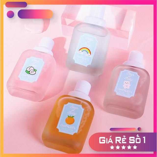 Nước Hoa Bear et Baby dạng Xịt Gấu Mẫu Mới 4 Mùi 50ml