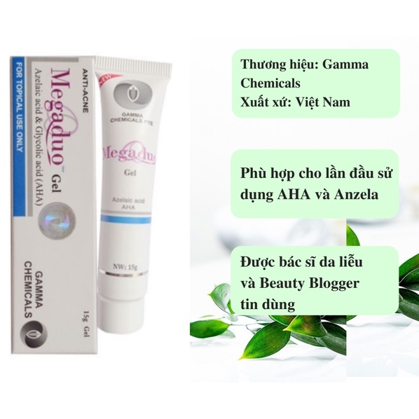AZA, MEGADUO GEL - GEL GIẢM MỤN, NGỪA MỤN VÀ THÂM | BigBuy360 - bigbuy360.vn