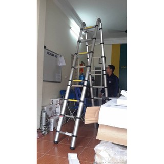 Thang nhôm rút đôi chữ A nhập khẩu