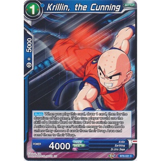 Thẻ bài Dragonball - bản tiếng Anh - Krillin, the Cunning / BT8-031'