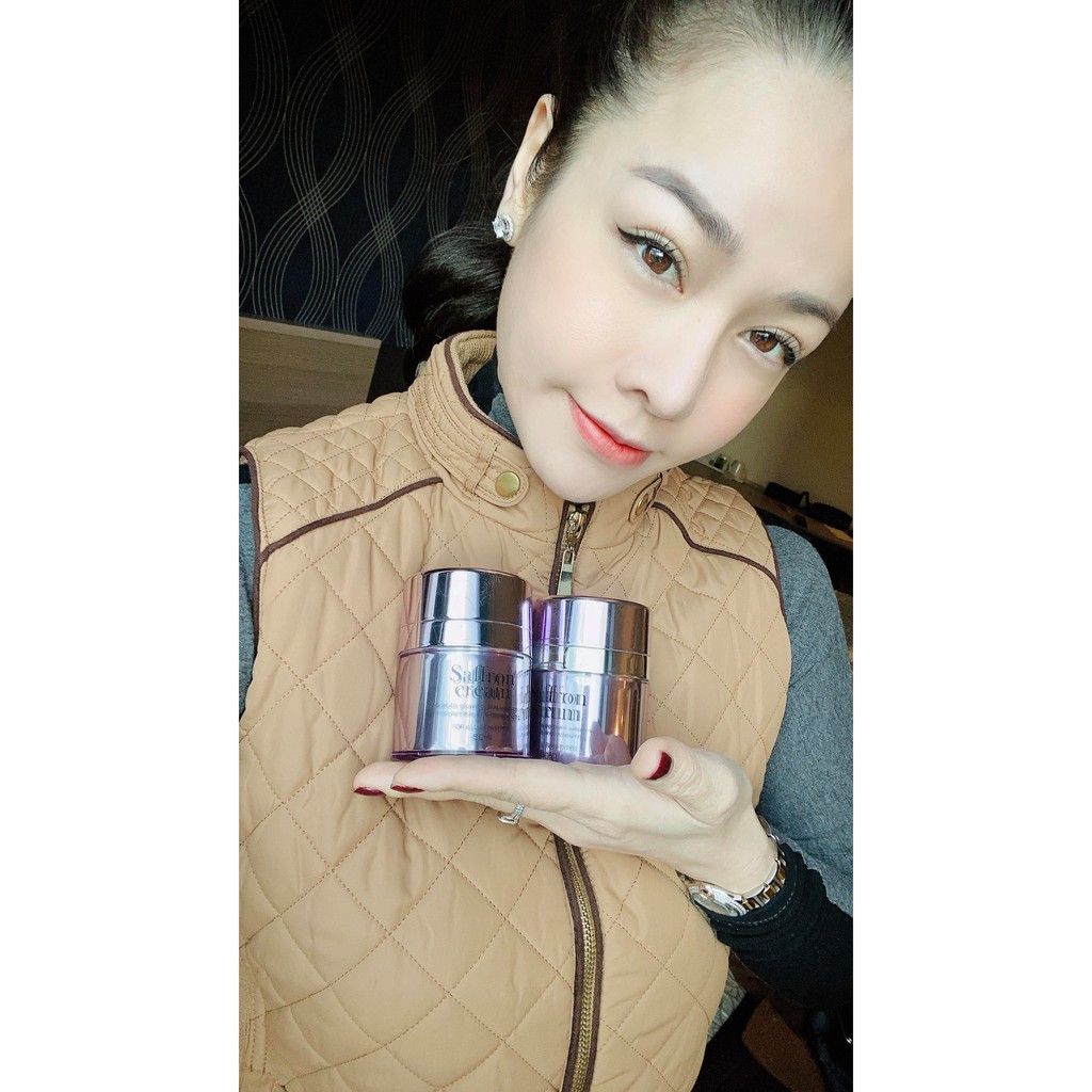 Bộ đôi Kem dưỡng và Serum Nhụy hoa nghệ tây Laura Sunshine Nhật Kim Anh