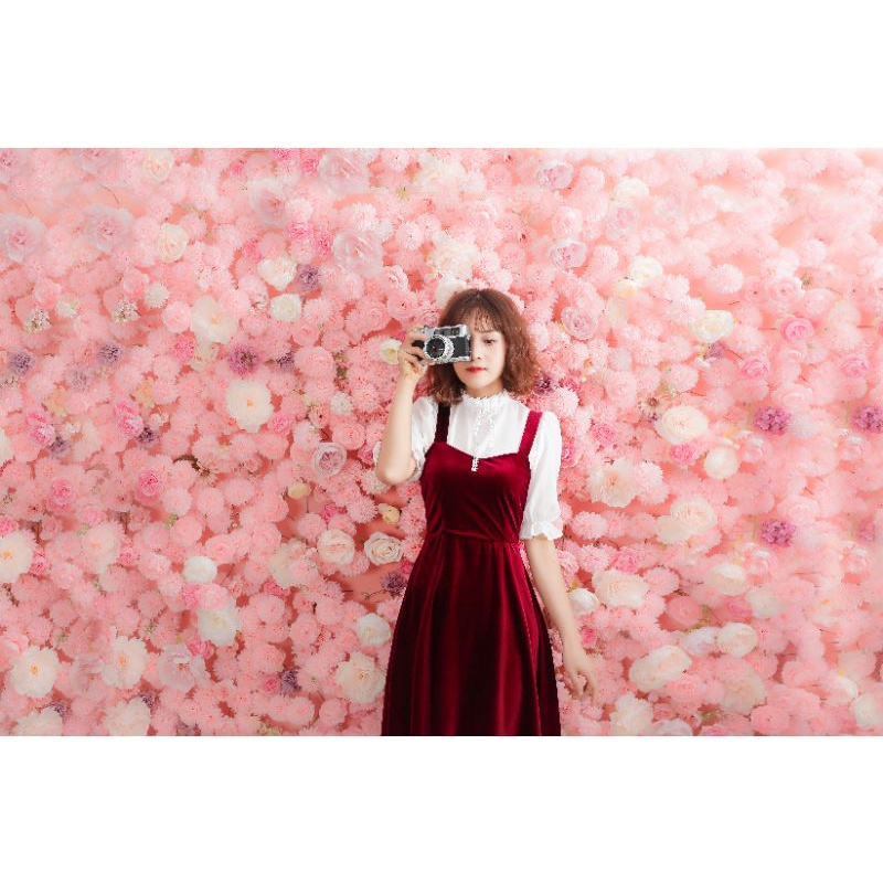 Đầm nhung  yếm