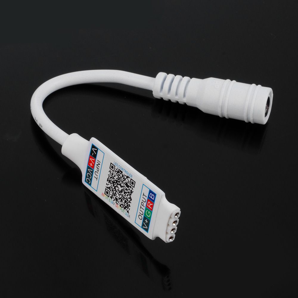 Bộ Điều Khiển Dây Đèn LED RGB 5050 3528 Phích Cắm 4Pin DC 5-24V Thông Minh