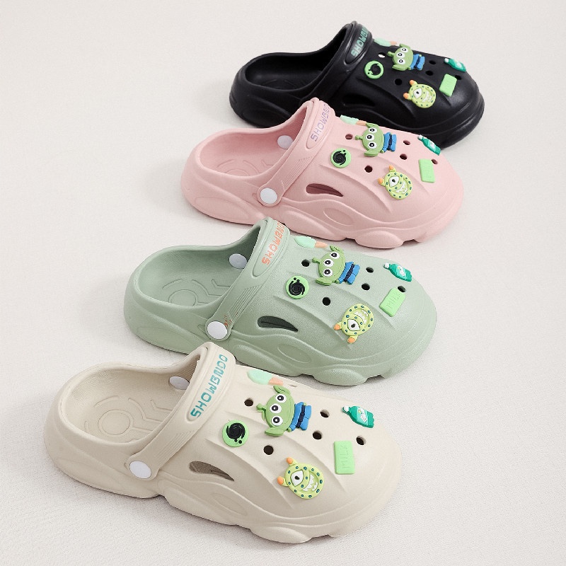 crocs Sticker shoes sticker for cross sandalsDép Crocs Quai Chéo Bằng Eva Chống Trượt Thời Trang Đi Biển Cho Nữ