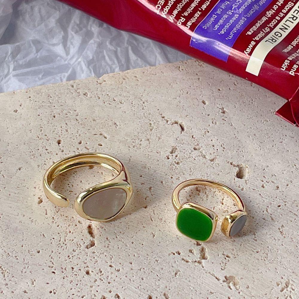 Nhẫn Kim Loại 26Eddie Dạng Mở Phong Cách Vintage Thời Trang Dành Cho Nữ