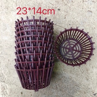 chậu nhựa trồng lan 23*14cm