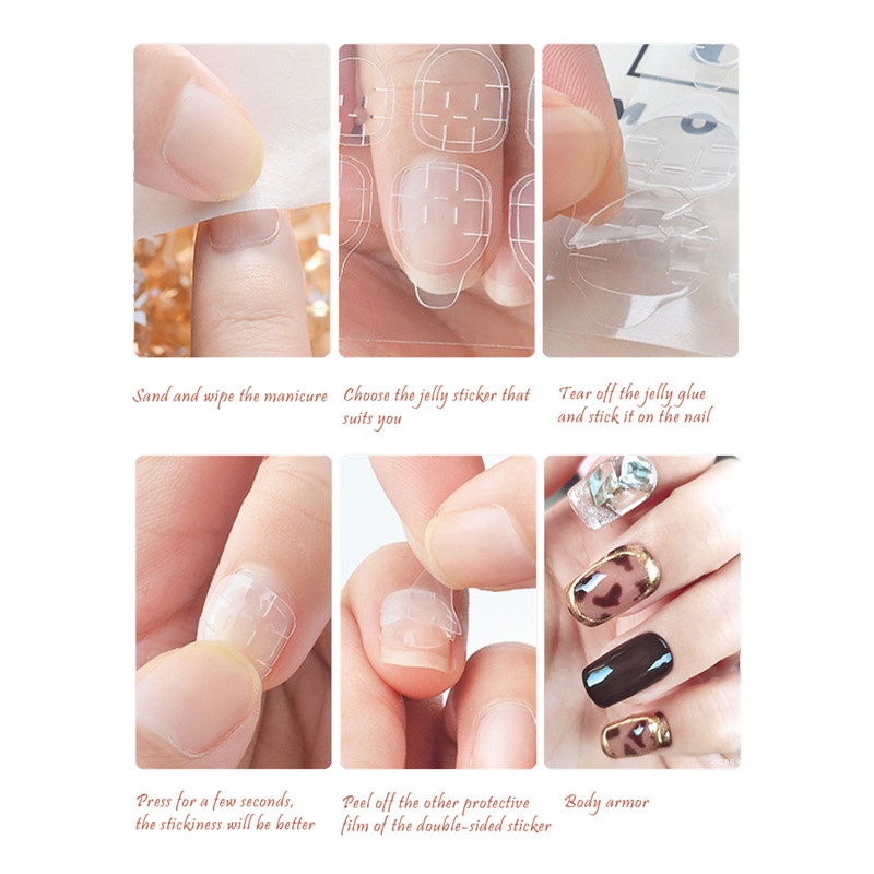 Bộ 24 Móng Tay Giả Màu Gradient Thời Trang Cho Nữ dreamdiary