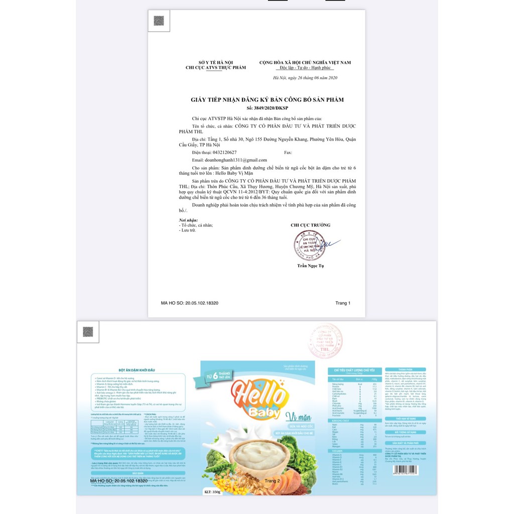 [HÀNG CHÍNH HÃNG] Bột Ăn dặm HELLO BABY 350gr Vị mặn-Nguyên liệu NK từ Newzeland-Bổ sung nguồn dinh dưỡng tối ưu cho bé.