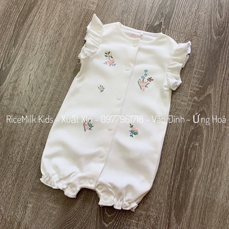 Body cotton cho bé gái Next xuất dư xịn